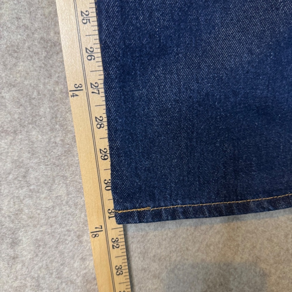 Levis Ribcage Wide Leg Jeans Womens 30 Dark Rinse High Rise Denim Retro Street - Picture 5 of 16